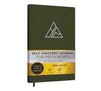 Self-Mastery Journal for Men - Gratitude Journal - 5 Minute Journals - Reflection Manifestation Journal for Mindfulness - Goal/Guided Gratitude Journel for Women & Men (Olive)