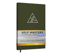 Self-Mastery Journal for Men - Gratitude Journal - 5 Minute Journals - Reflection Manifestation Journal for Mindfulness - Goal/Guided Gratitude Journel for Women & Men (Olive)
