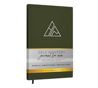 Self-Mastery Journal for Men - Gratitude Journal - 5 Minute Journals - Reflection Manifestation Journal for Mindfulness - Goal/Guided Gratitude Journel for Women & Men (Olive)