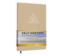 Self-Mastery Journal for Men - Gratitude Journal - 5 Minute Journals - Reflection Manifestation Journal for Mindfulness - Goal/Guided Gratitude Journel for Women & Men (Khaki)