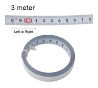 Self Miter Track Tape Measure Scale Ruler for Woodworking Tools Table Saw Router Band Saw Steel Material 1-5M White(3-Left to Right)