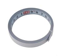 Self Miter Track Tape Measure Scale Ruler for Woodworking Tools Table Saw Router Band Saw Steel Material 1-5M White(3-Middle)