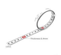 Self Miter Track Tape Measure Scale Ruler for Woodworking Tools Table Saw Router Band Saw Steel Material 1-5M White(1-Left to Right)