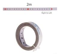 Self Miter Track Tape Measure Scale Ruler for Woodworking Tools Table Saw Router Band Saw Steel Material 1-5M White(2-Right to Left)
