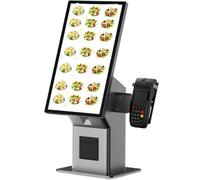 Self-Ordering Kiosk Touch Screen Payment Terminal, 21.5 Inch Portable Design for Easy Customer Transactions and Ordering Solutions