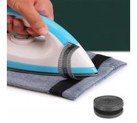Self Pants Hemming Tape 200cm for Trousers Length Adjustment Nofor for SEW Fixing Strip Compatible Having Jeans Trousers Pack of 1 (Black)