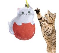 Self Play Cat Toys - Automatic Cat Interactive Toy,Interactive Automatic Door Toy with Elastic Rope for Indoor Cats, Home Jump Exercise Hunting Door