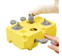 Self Play Cat Toys Cheese Stimulating Slow Feeder