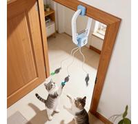 Self-Play Hanging Door Cat Toys for Indoor,Interactive Cat Toys Mouse for Hunting Exercise Cat Boredom Breakers Interaktives Spielzeug mit Fernbedienung für Katzenunterhaltung Im Innenbereich