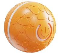 Self-Playing Dog Ball, Automatic Bouncing Shaky Toy, Led Light, Usb Recharge, 2.6 In / 6.6 Cm, Bite-Resistant Tpu, Orange