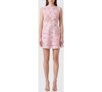 SELF-PORTRAIT A-Line Off-the-Shoulder Lace Ceremony Mini Dress - Size: 6 - female