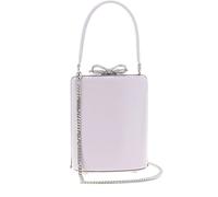 Self-Portrait bow-embellished tote bag - Purple One Size