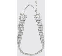 SELF-PORTRAIT Brass Choker with Set Rhinestones - Size: OS - female