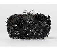 SELF-PORTRAIT Clutch Woman color Black - Size: OS - female