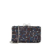 Self-portrait Crystal-embellished Satin box Clutch - Black - One Size