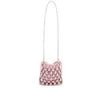 Self-portrait Crystal-embellished Satin Cross-body bag - Pink - One Size