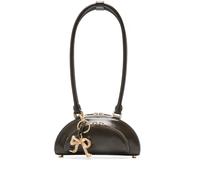 Self-Portrait Curved Charm shoulder bag - Brown One Size