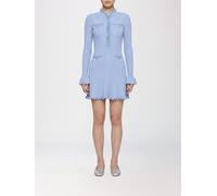 SELF-PORTRAIT Dress Woman color Blue - Size: M - female