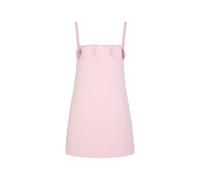 Self-portrait Floral-embellished Crepe Mini Dress - Pink - 10 (UK10 / S)