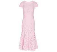 Self-portrait Floral Guipure Lace Midi Dress - Pink - 14 (UK14 / L)