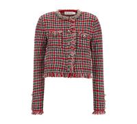 SELF PORTRAIT Fringed Knit Jacket S