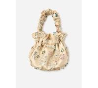 Self Portrait Girls Sequin Embroidered Bag in Beige (16.5cm) - Beige - One size