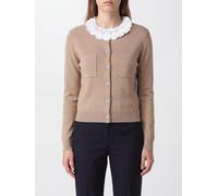 SELF-PORTRAIT Jewelled Collar Wool Blend Cardigan with Decorative Buttons - Size: XS - female