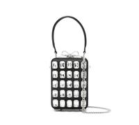Self-Portrait micro crystal-embellished tote bag - Black One Size