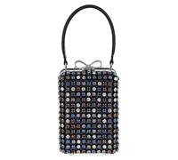 SELF PORTRAIT 'Multi Crystal Chainmail' Handbag U