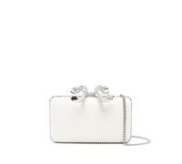 Self-Portrait Pearl Box clutch bag - White One Size