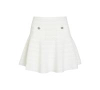 Self-portrait Pointelle Knit Mini Skirt - White - L (UK14 / L)