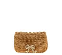 SELF PORTRAIT 'Raffia Bow Charm' Shoulder Bag U