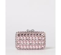 SELF-PORTRAIT Satin Clutch with Rhinestones - Size: OS - female