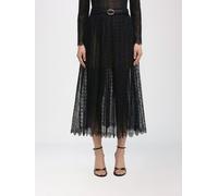 SELF-PORTRAIT Skirt Woman color Black - Size: 12 - female