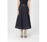 SELF-PORTRAIT Skirt Woman color Blue - Size: 6 - female