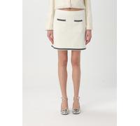 SELF-PORTRAIT Skirt Woman color Yellow Cream - Size: M - female