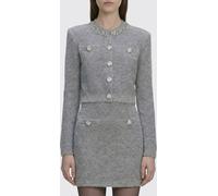 SELF-PORTRAIT Sweater Woman color Grey - Size: XS - female