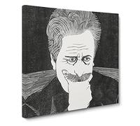 Self Portrait Vol.1 by Samuel de Mesquita Canvas Print | Gallery Wrapped 30mm Frame Wall Art | 14x14 inches | Ready to Hang | Classic People Picture | Living Room Bedroom Lounge Office