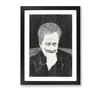 Self Portrait Vol.1 By Samuel De Mesquita Classic Painting Framed Print | A3 Black Framed Wall Art | Ready to Hang | Classic Historical Picture | Living Room Bedroom Lounge Office