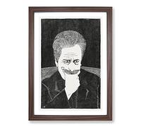 Self-Portrait Vol.1 by Samuel De Mesquita Framed Print | A2 Walnut Framed Wall Art | Ready to Hang | Modern Nature Picture | Living Room Bedroom Lounge Office