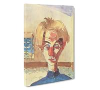 Self-Portrait Vol.1 By Walter Gramatte Canvas Print | Gallery Wrapped 30mm Frame Wall Art | 30x20 inches | Ready to Hang | Contemporary People Picture | Living Room Bedroom Lounge Office
