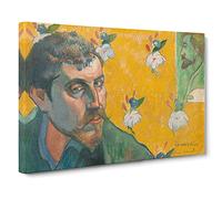 Self-Portrait Vol.4 By Paul Gauguin Canvas Print | Gallery Wrapped 30mm Frame Wall Art | 30x20 inches | Ready to Hang | Impressionist People Picture | Living Room Bedroom Lounge Office