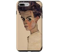 Self-portrait with striped shirt, by Egon Schiele (1910) Case for iPhone 7 Plus/8 Plus