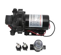 Self Priming Diaphragm Pump 12V Heavy Duty High Flow Water Pressure Pump for RV Boat with 15A Fuse Auto Cut Off 18.9LPM 5.0GPM Rated Flow 60PSI Stop Pressure