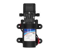 Self Priming Sprayer Pump, Diaphragm Suction High Pressure Water Pump with Automatic Switch, 4.3L/Min Adjustable Pressure for RV, Garden, Car Wash, Shower (F21-101-035-201 （24V）)