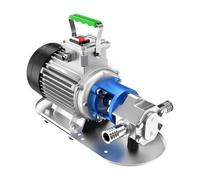 Self-Priming Stainless Steel Oil Pump Gear High Viscosity Engine Edible Hydraulic Safe and Stable Operation(Food Grade,380)