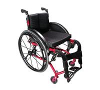 Self-Propelled Folding Manual Wheelchair with Adjustable Features for Sports and Leisure Mobility