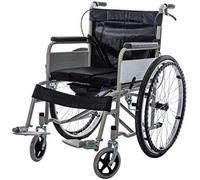 Self Propelled Lightweight Folding Wheelchair with Commode Pan Elderly Mobility Padded Wheel Chair - Latest Model