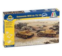 Self-propelled M40 75/18 Tank 1:72 Plastic Model Kit ITALERI