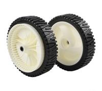 Self Propelled Mower Front Wheels, 8 Inch Drive Wheel Replacement, 53 Tooth Gear Traction Tyres, Rubber Metal Lawn Mower Castors, Walk Behind Mower